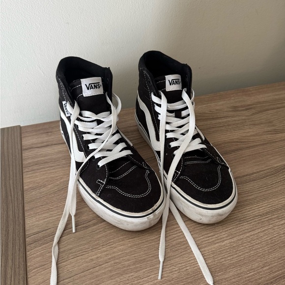 Vans Black and White platform High-Tops - Picture 1 of 3